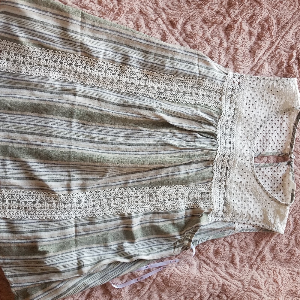 mine tank striped green